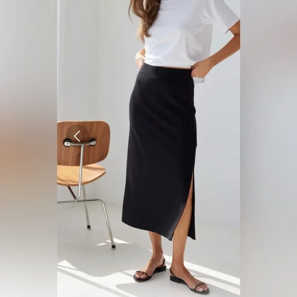 AYR The High Hopes Skirt in Black Size Small - Picture 2 of 8